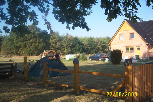 Erster Uebernachtungsplatz